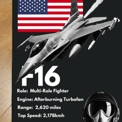 *NEW* F16 Fighter Rug