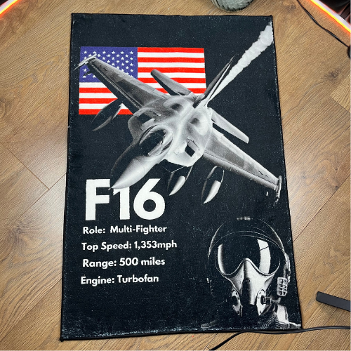 F16 Fighter Rug