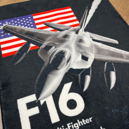 F16 Fighter Rug