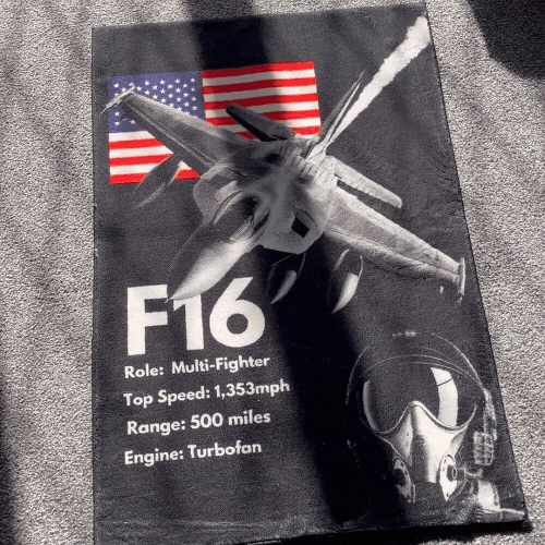 F16 Fighter Rug